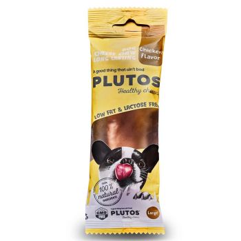Plutos Cheese & Chicken Dog Treat Large