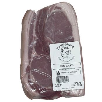 BARONGAROOK Pork Cutlets - Per Kilo