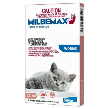 MILBEMAX Small Cat - 2 Pack