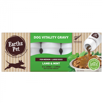 EARTHZ PET Vitality Gravy Lamb & Mint for Large Dogs - 5 Pack