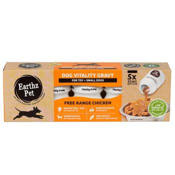 EARTHZ PET Vitality Gravy Chicken for Small Dogs - 5 Pack
