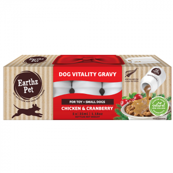 EARTHZ PET Vitality Gravy Hearty Beef for Small Dogs - 5 Pack