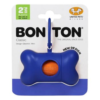 UNITED PET  Bon Ton Classic 2nd Life Waste Bag Holder - Blue
