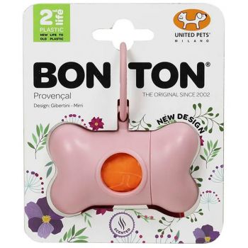 UNITED PET Bon Ton Provencal 2nd Life Waste Bag Holder - Pink