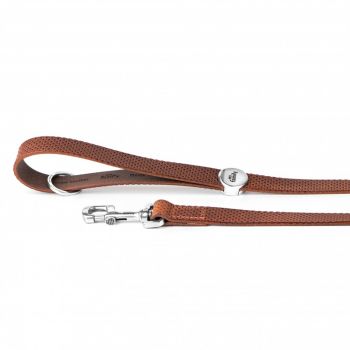 MY FAMILY Monza Leather Leash - Brown