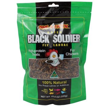 DINE-A-CHOOK Dried Black Soldier Fly Larvae 550g