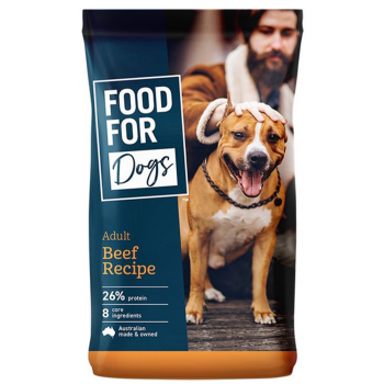 FOOD FOR DOGS Adult Beef Recipe Dry Food 3kg