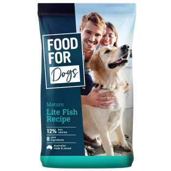 FOOD FOR DOGS Mature Lite Fish Recipe Dry Food 3kg