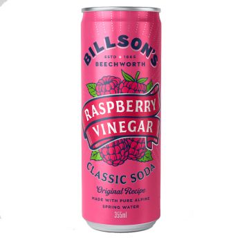 BILLSON'S Raspberry Vinegar Classic Soda 335ml