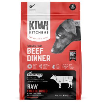 KIWI KITCHENS Freeze Dried Beef Dog Dinner 900g