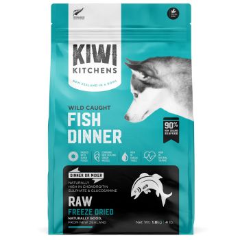 KIWI KITCHENS Freeze Dried Fish Dog Dinner 1.8kg