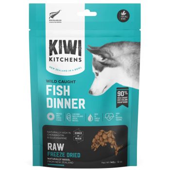 KIWI KITCHENS Freeze Dried Fish Dog Dinner 142g