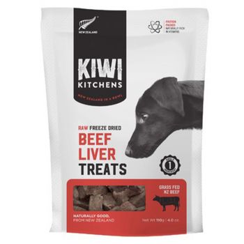 KIWI KITCHENS Freeze Dried Beef Liver Treat 100g