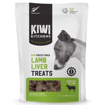 KIWI KITCHENS Freeze Dried Lamb Liver Treat 250g
