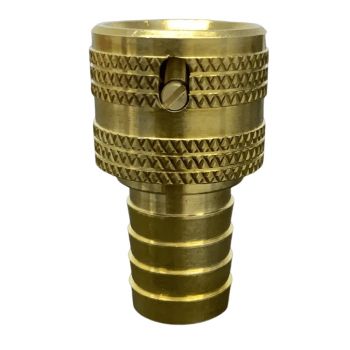 POPE 18mm Brass Hose Connector 12mm Snap On