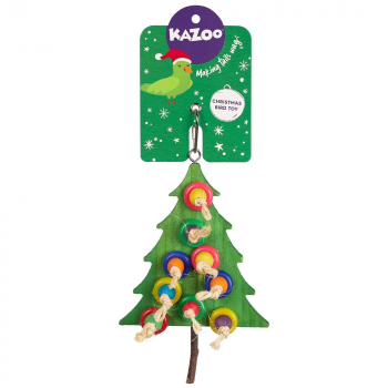 KAZOO Wooden Christmas Bird Tree