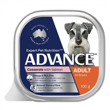 ADVANCE Salmon Wet Dog Food 100g - 12 Pack