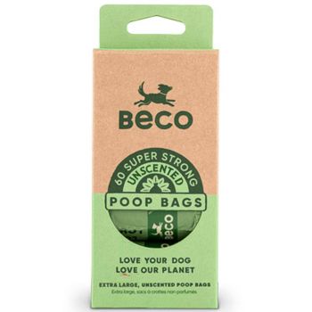 Poop Bags Eco Friendly 60Pk Beco