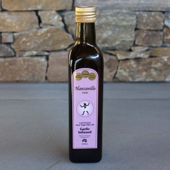 Garlic Infused Olive Oil Manzanillo Grove 375Ml