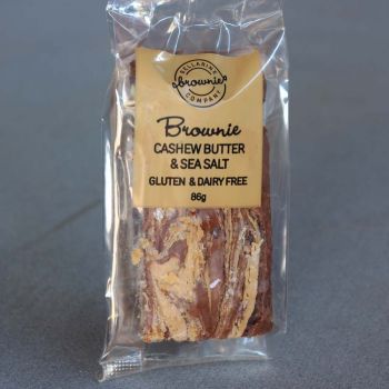 Bellarine Brownie Company Cashew Butter & Sea Salt Brownie 86G