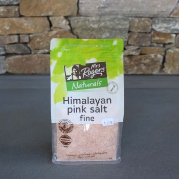 Mrs Rogers Himalayan Pink Salt Bag Fine 1Kg