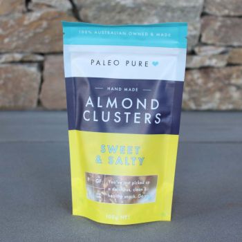 Paleo Pure Almond Cluster Sweet & Salty 100G