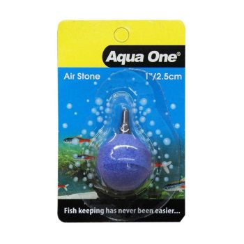 Aquarium Air Stone Ball 2.5cm 10142 Fish Tank Aqua One Generate Oxygen Health