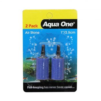 Aquarium Air Stone 2.5cm 2 Pack 10144 Fish Tank Aqua One