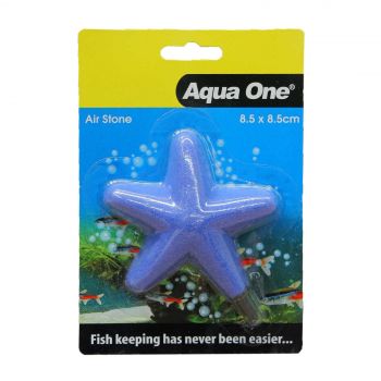 Aquarium Air Stone Shaped Star Fish 8.5cmx8.5cm Medium 10352 Fish Tank Aqua One