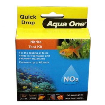 Aquarium Test Kit Nitrite NO2 Quick Drop 92054 Fish Tank Aqua One