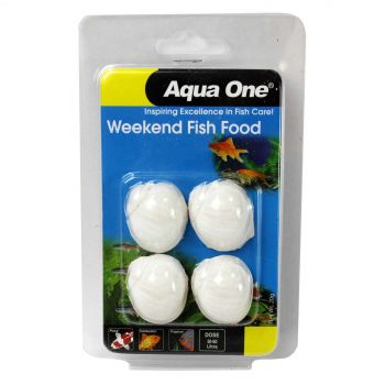Weekend Fish Food Blocks Aquarium 95004 Slow Release Aqua One