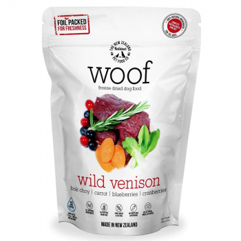 WOOF Freeze Dried Dog Food Wild Venison